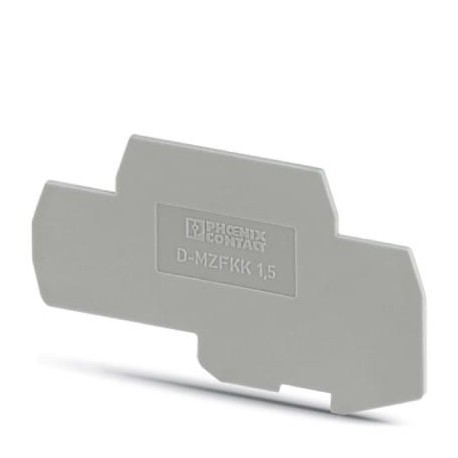 D-MZFKK 1,5 3029839 PHOENIX CONTACT End cover, Length: 67.5 mm, Width: 1 mm, Color: gray