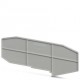 D-SRTK 6 3029981 PHOENIX CONTACT Tapa final, profundidad: 44,5 mm, anchura: 2 mm, altura: 113 mm, color: gris