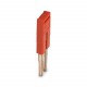 FBS 2-4 3030116 PHOENIX CONTACT Puente enchufable, paso: 4,2 mm, número de polos: 2, color: rojo