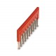 FBS 10-6 3030271 PHOENIX CONTACT Puente enchufable, paso: 6,2 mm, número de polos: 10, color: rojo