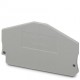 D-STS 4 3031704 PHOENIX CONTACT Tapa final, longitud: 64,5 mm, anchura: 2,2 mm, altura: 43 mm, color: gris