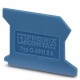 D-UKN 2,5 3032017 PHOENIX CONTACT Tapa final, longitud: 43,5 mm, anchura: 1,5 mm, altura: 42 mm, color: azul