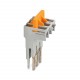 SB-ME 3-8 3032800 PHOENIX CONTACT Puente multipolo, paso: 8,2 mm, número de polos: 3, longitud: 25 mm, color..