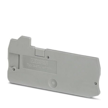 D-STU 4-TWIN 3033087 PHOENIX CONTACT Tapa final, profundidad: 35,1 mm, anchura: 2,2 mm, altura: 74,4 mm, col..