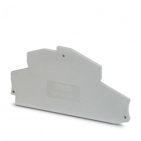 D-STTBS 4 3035098 PHOENIX CONTACT Tapa final, profundidad: 47 mm, anchura: 2,2 mm, altura: 92,4 mm, color: g..