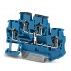 STTB 2,5-PV BU 3035108 PHOENIX CONTACT Borna de doble piso, con empalmadores de potencial, tensión nominal: ..