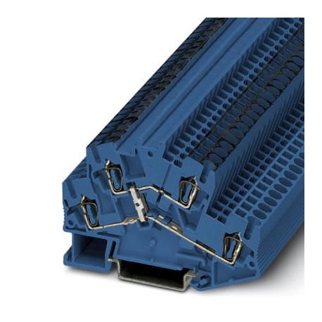 STTBS 2,5-PV BU 3035289 PHOENIX CONTACT Borne de doble piso,  con empalmadores de potencial, tipo de conexió..