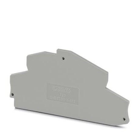 D-STTBS 4-MT 3035548 PHOENIX CONTACT Tapa final, longitud: 92,4 mm, anchura: 2,2 mm, altura: 47 mm, color: g..