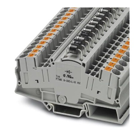 PTME 6-DIO/L-R HV 3035697 PHOENIX CONTACT Borne para componentes, Si se alinean varios bornes para diodos so..