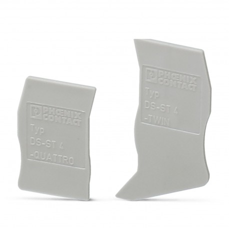 DS-ST 4 3036615 PHOENIX CONTACT Tapa final para segmento, profundidad: 36,5 mm, altura: 87 mm, color: gris