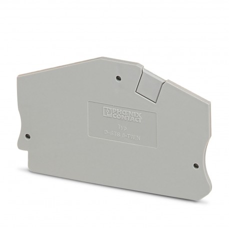 D-STS 6-TWIN 3038202 PHOENIX CONTACT Tapa final, profundidad: 50 mm, anchura: 2,2 mm, altura: 70 mm, color: ..