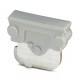 P-FIX 3038956 PHOENIX CONTACT Conector de pasamuros, anchura: 4 mm, altura: 10,5 mm, color: gris
