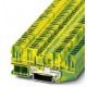 ST 2,5-QUATTRO/4P-PE 3042162 PHOENIX CONTACT Bloc de jonction à ressort pour conducteur de protection