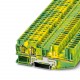 ST 4-QUATTRO/2P-PE 3042858 PHOENIX CONTACT Bloc de jonction à ressort pour conducteur de protection