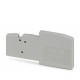 D-SC 4 3043307 PHOENIX CONTACT Tapa final, profundidad: 48,6 mm, anchura: 3,2 mm, altura: 22,3 mm, color: gr..