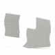 DS-ST 4/P 3043750 PHOENIX CONTACT Tapa final para segmento, longitud: 72 mm, altura: 36,5 mm, color: gris