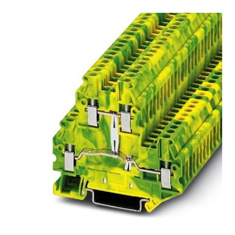 UTTB 2,5-PE 3044665 PHOENIX CONTACT Borne de doble piso conductor de protección, número de conexiones: 4, ti..