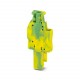 UPBV 2,5/ 1 GNYE 3045253 PHOENIX CONTACT Conector, tensión nominal: 500 V, corriente nominal: 24 A, número d..