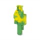 UPBV 4/ 1-R GNYE 3045790 PHOENIX CONTACT Conector, tensión nominal: 800 V, corriente nominal: 32 A, número d..