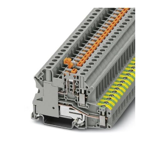 UT 4-PE/MT P/P 3046140 PHOENIX CONTACT Borne de paso, con hembras roscadas para tomas de prueba para alojar ..