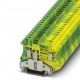 UT 4-MTD-PE/S 3046207 PHOENIX CONTACT Borna de tierra, número de conexiones: 2, tipo de conexión: Conexión p..