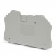 D-RT 3/5 3049097 PHOENIX CONTACT Tapa final, profundidad: 42,2 mm, anchura: 2,2 mm, altura: 65 mm, color: gr..