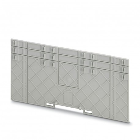 HV M12/2-TP 3049709 PHOENIX CONTACT Placa separadora, anchura: 2 mm, altura: 156 mm, color: gris