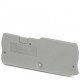 D-QTCS 2,5 TWIN 3050523 PHOENIX CONTACT Tapa final, longitud: 79,6 mm, anchura: 2,2 mm, altura: 31,6 mm, col..