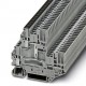 UTTB 2,5/2P-PV 3060377 PHOENIX CONTACT Borna de doble piso, La corriente y la tensión son determinadas por e..