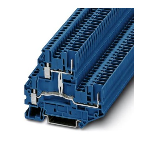 UTTB 2,5/2P-PV BU 3060487 PHOENIX CONTACT Borna de doble piso, La corriente y la tensión son determinadas po..