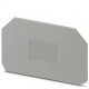 D-UT 6-T-HV 3070147 PHOENIX CONTACT Tapa final, profundidad: 43,6 mm, anchura: 2,2 mm, altura: 72,6 mm, colo..