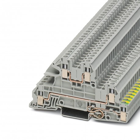 UTI 2,5-PE/L/L 3076029 PHOENIX CONTACT terminal de terra para distribuição, conexão de parafuso, de seção tr..