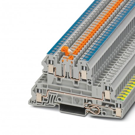 UTI 2,5-PE/L/NTB 3076032 PHOENIX CONTACT terminal de terra para distribuição, conexão de parafuso, de seção ..
