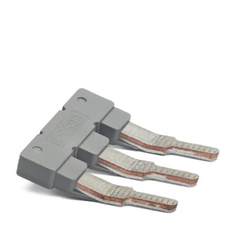 EBS 3- 8 3118148 PHOENIX CONTACT Peine puenteador, paso: 8 mm, número de polos: 3, color: gris