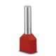 AI-TWIN 2X 1 -10 RD 3200988 PHOENIX CONTACT Puntera, Longitud de zona de contacto: 10 mm, longitud del mangu..