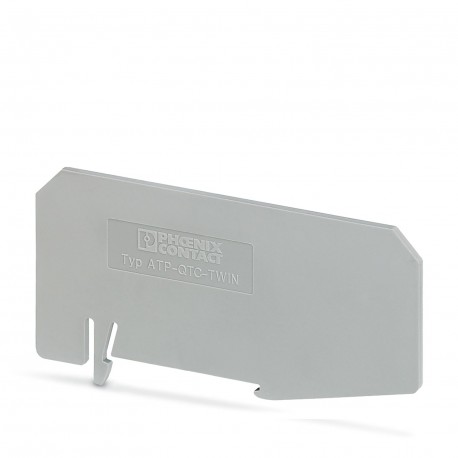 ATP-QTC TWIN 3206212 PHOENIX CONTACT Placa separadora, profundidad: 46 mm, anchura: 2 mm, altura: 84,4 mm, c..