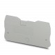 D-QTC 2,5 3206568 PHOENIX CONTACT Tapa final, profundidad: 39,3 mm, anchura: 2,2 mm, altura: 62,6 mm, color:..