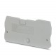 D-QTCS 2,5 3206584 PHOENIX CONTACT Tapa final, longitud: 59,7 mm, anchura: 2,2 mm, altura: 31,6 mm, color: g..