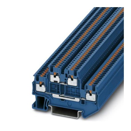 PTTB 1,5/S BU 3208524 PHOENIX CONTACT Borna de doble piso, tensión nominal: 500 V, corriente nominal: 16 A, ..