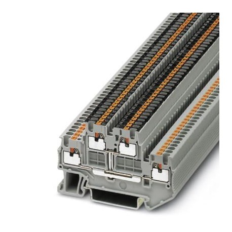 PTTB 1,5/S-PV 3208540 PHOENIX CONTACT Borna de doble piso, con empalmadores de potencial, tensión nominal: 5..