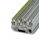 STIO 2,5/3-PE/B/L 3209044 PHOENIX CONTACT Bloc de jonction pour conducteur de protection d'installation