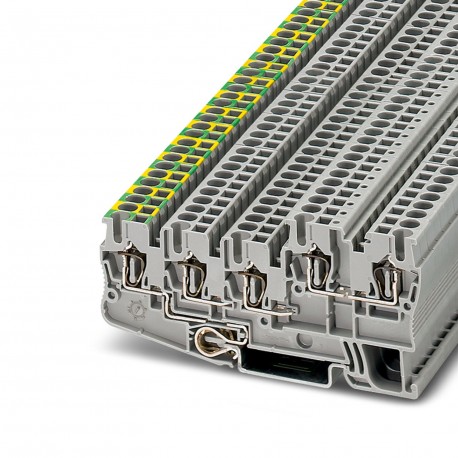 STIO 2,5/4-PE/2B/L 3209060 PHOENIX CONTACT Bloc de jonction pour conducteur de protection d'installation