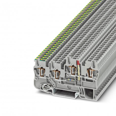 STIO 2,5/3-PE/B/L-LA24RD/O-M 3209138 PHOENIX CONTACT Morsetto per conduttore di terra per installazione