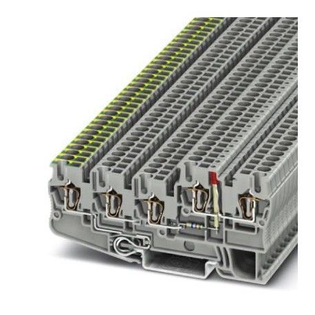 STIO 2,5/4-PE/2B/L-LA24RD/O-M 3209170 PHOENIX CONTACT Morsetto per conduttore di terra per installazione