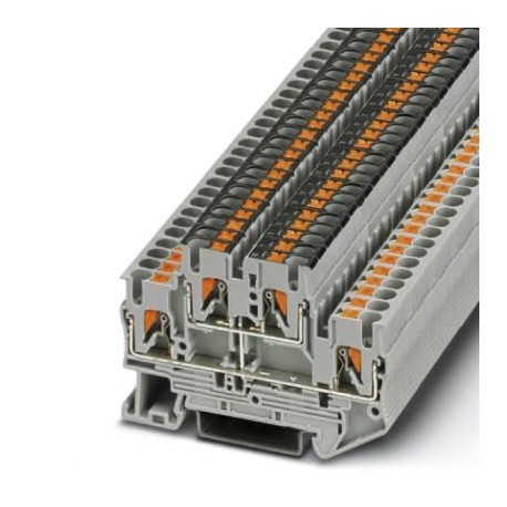 PTTB 2,5-PV 3210583 PHOENIX CONTACT Borna de doble piso, con empalmadores de potencial, tensión nominal: 500..