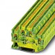 PTTB 2,5-PE 3210596 PHOENIX CONTACT Borne de doble piso conductor de protección, número de conexiones: 4, ti..