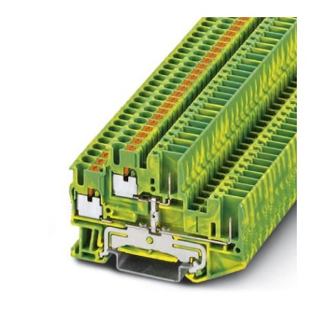 PTTB 2,5/2P-PE 3210897 PHOENIX CONTACT Borne de doble piso conductor de protección, número de conexiones: 4,..