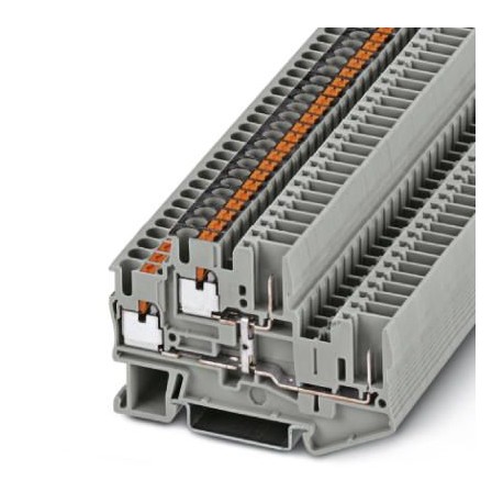 PTTB 2,5/2P-PV 3210907 PHOENIX CONTACT Borna de doble piso, La corriente y la tensión son determinadas por e..