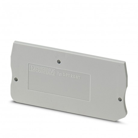 D-PT 2,5-MT 3211003 PHOENIX CONTACT Tapa final, profundidad: 29,1 mm, anchura: 2,2 mm, altura: 62 mm, color:..
