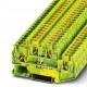 PTTB 4-PE 3211854 PHOENIX CONTACT Borne de doble piso conductor de protección, tipo de conexión: Conexión pu..